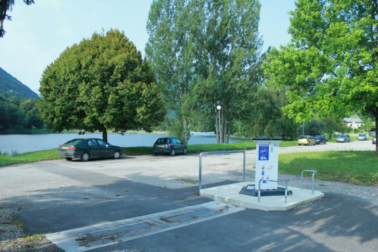 Aire de service camping- car du Lac Saint-Clair