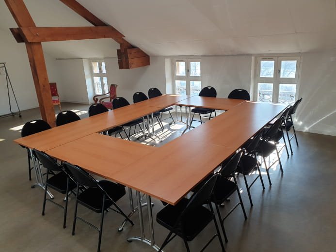 salle d'animation du Musée de la vigne et du vin de Savoie - Montmélian