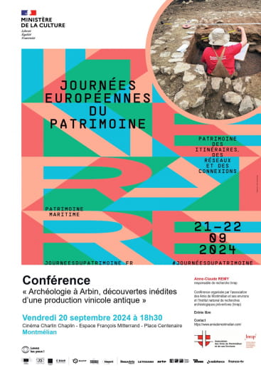 Affiche Conférence archéologie Amis de Montmélian