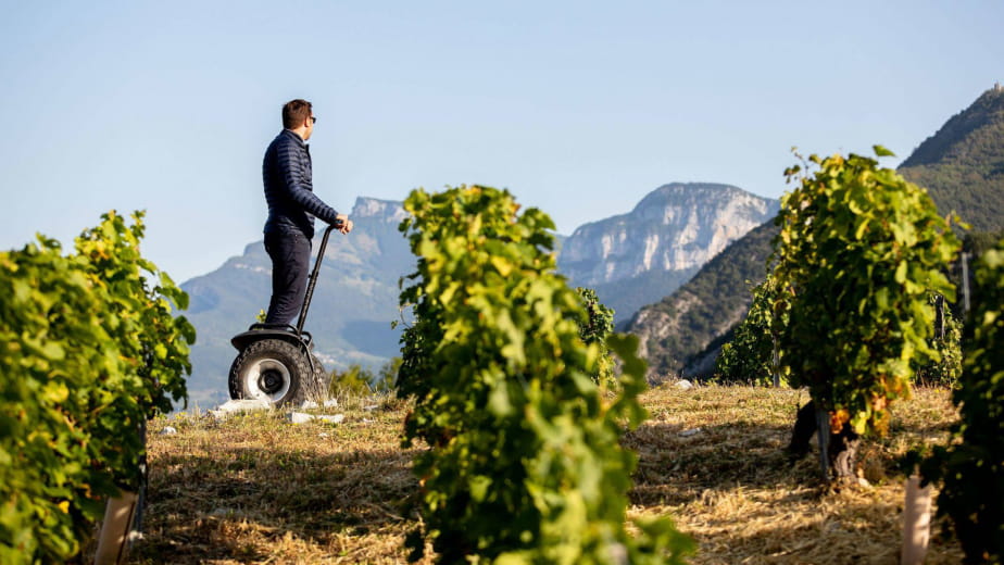 Randonnée en Segway et dégustation de vins de Savoie